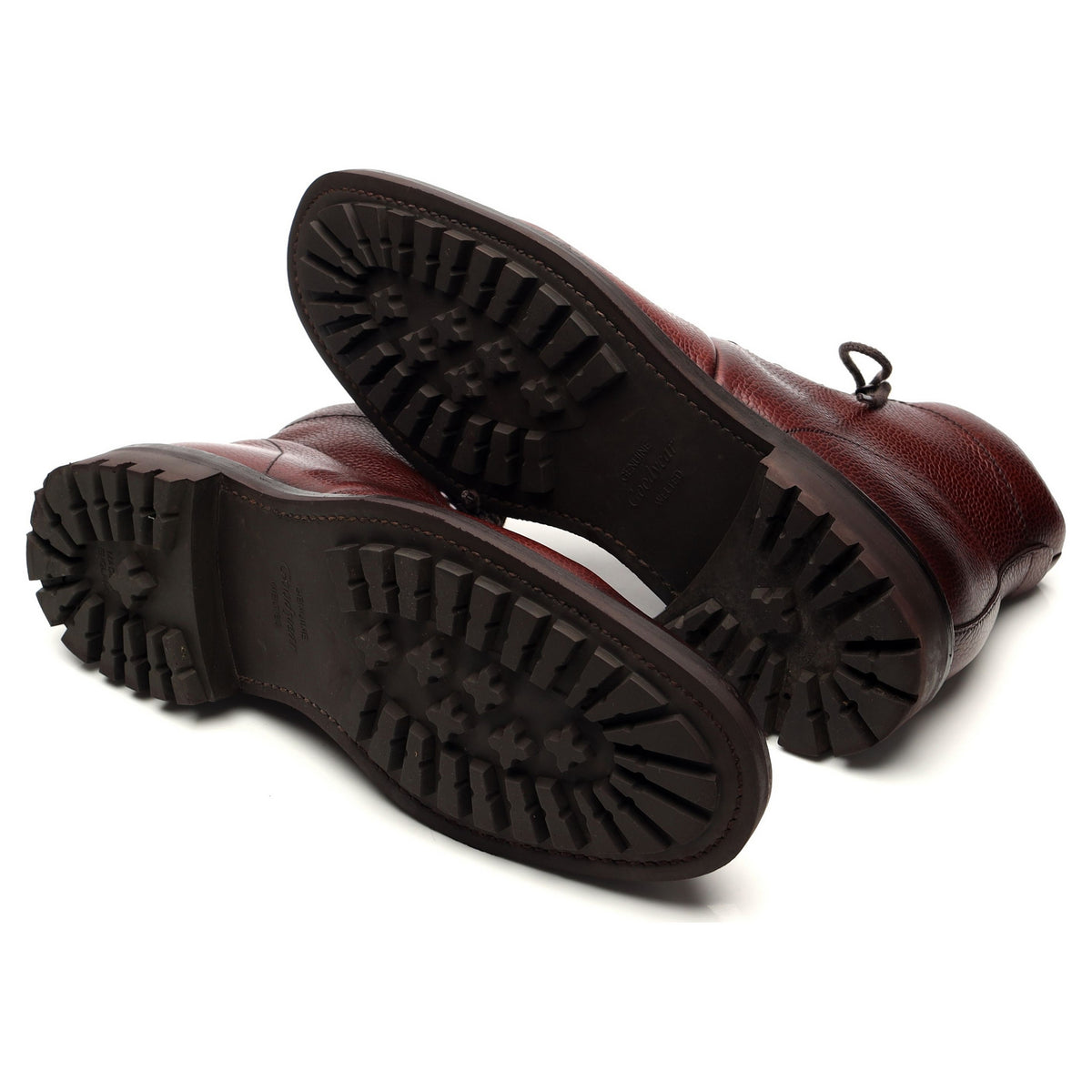1880 &#39;Hiker&#39; Oxblood Grain Leather Boots UK 9 F