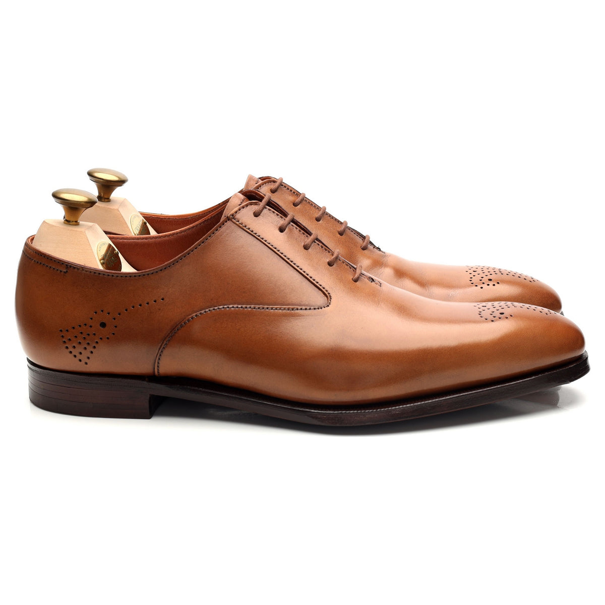 &#39;Rosemoor&#39; Tan Brown Leather Oxford UK 8.5 E