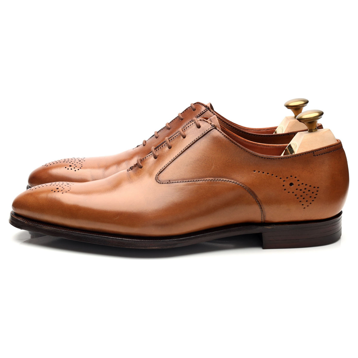&#39;Rosemoor&#39; Tan Brown Leather Oxford UK 8.5 E