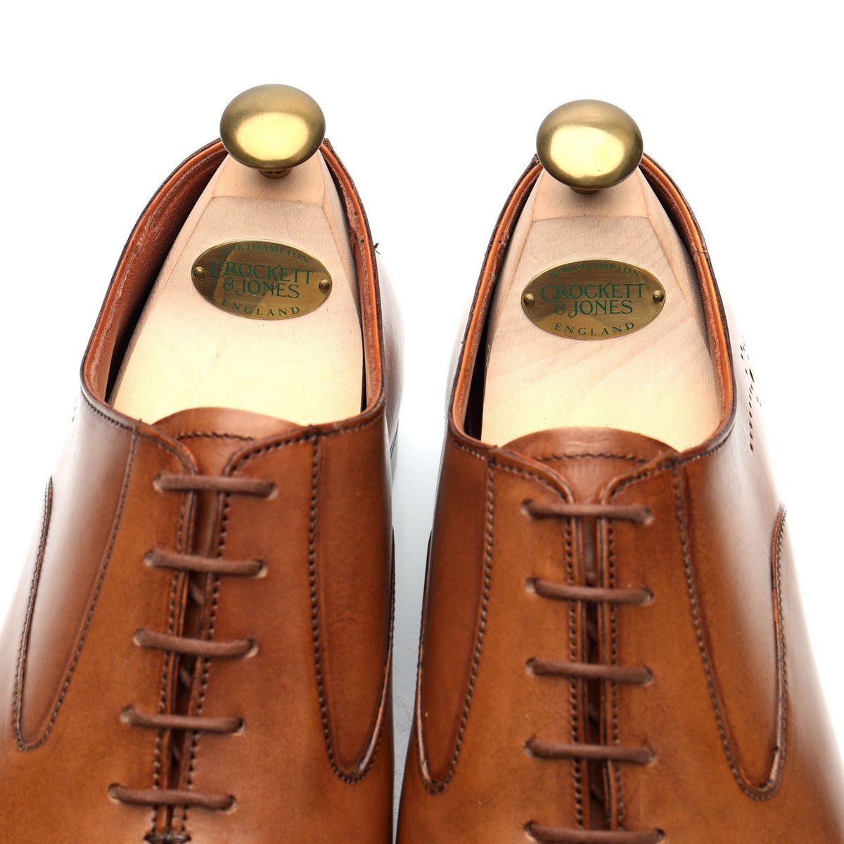 &#39;Rosemoor&#39; Tan Brown Leather Oxford UK 8.5 E