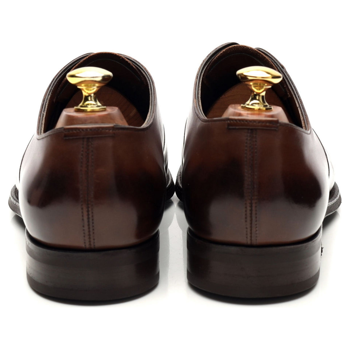 &#39;Chelsea&#39; Dark Brown Leather Oxford UK 8.5 E
