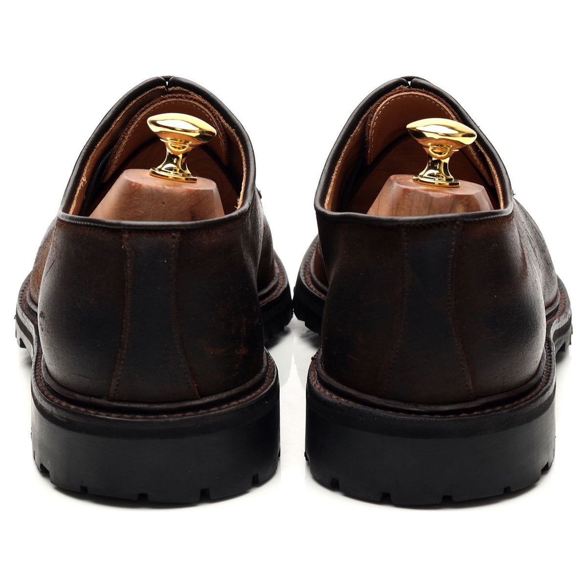 &#39;Lanark 3&#39; Dark Brown Rough-Out Suede Derby UK 9.5 E