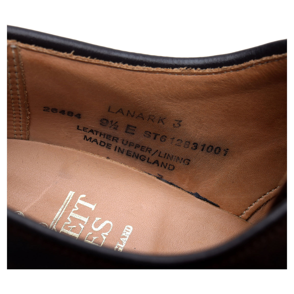 &#39;Lanark 3&#39; Dark Brown Rough-Out Suede Derby UK 9.5 E