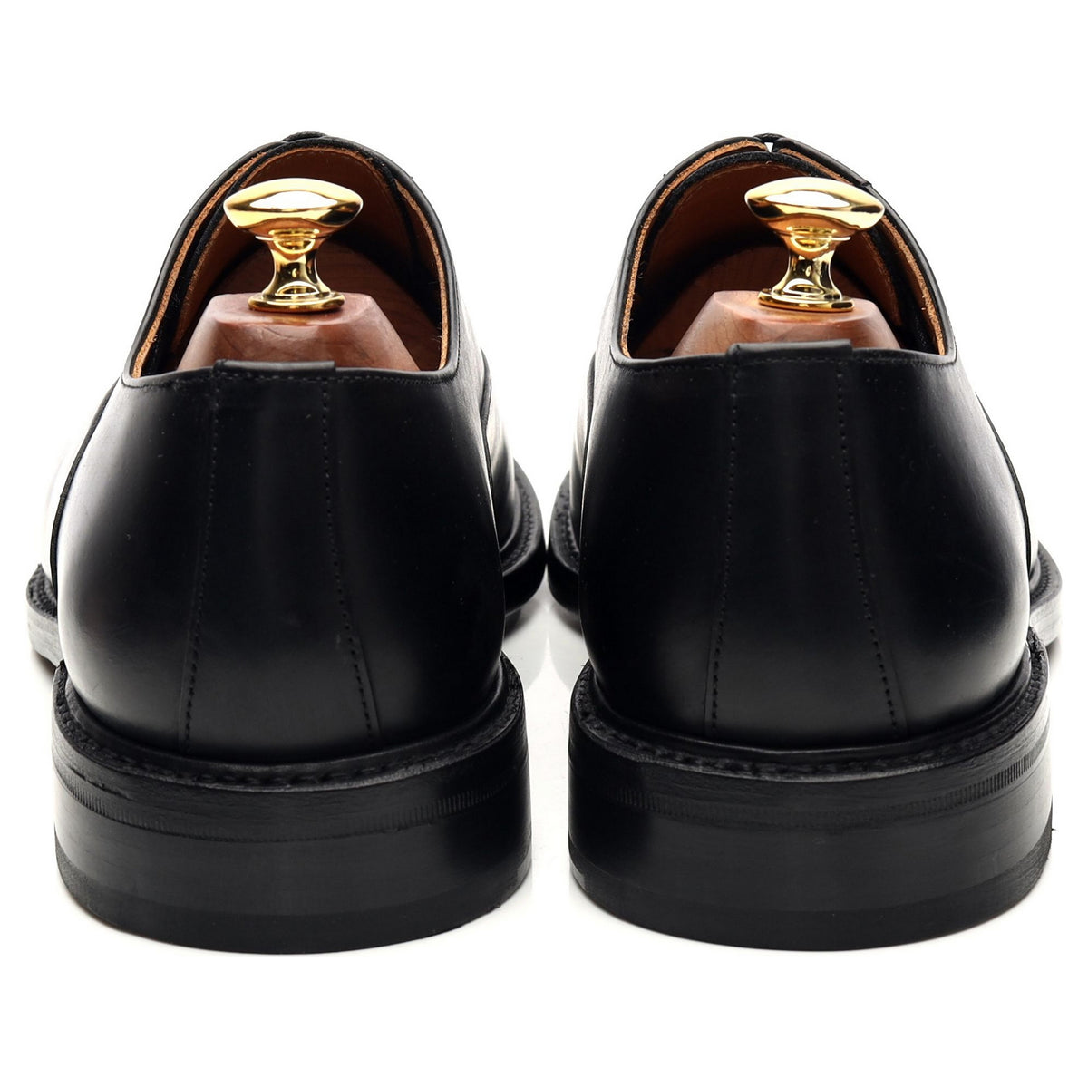 &#39;4490&#39; Black Leather Oxford UK 10