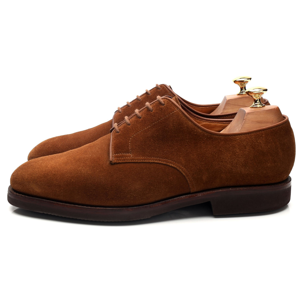 &#39;Latimer&#39; Snuff Tan Brown Suede Derby UK 9.5 G