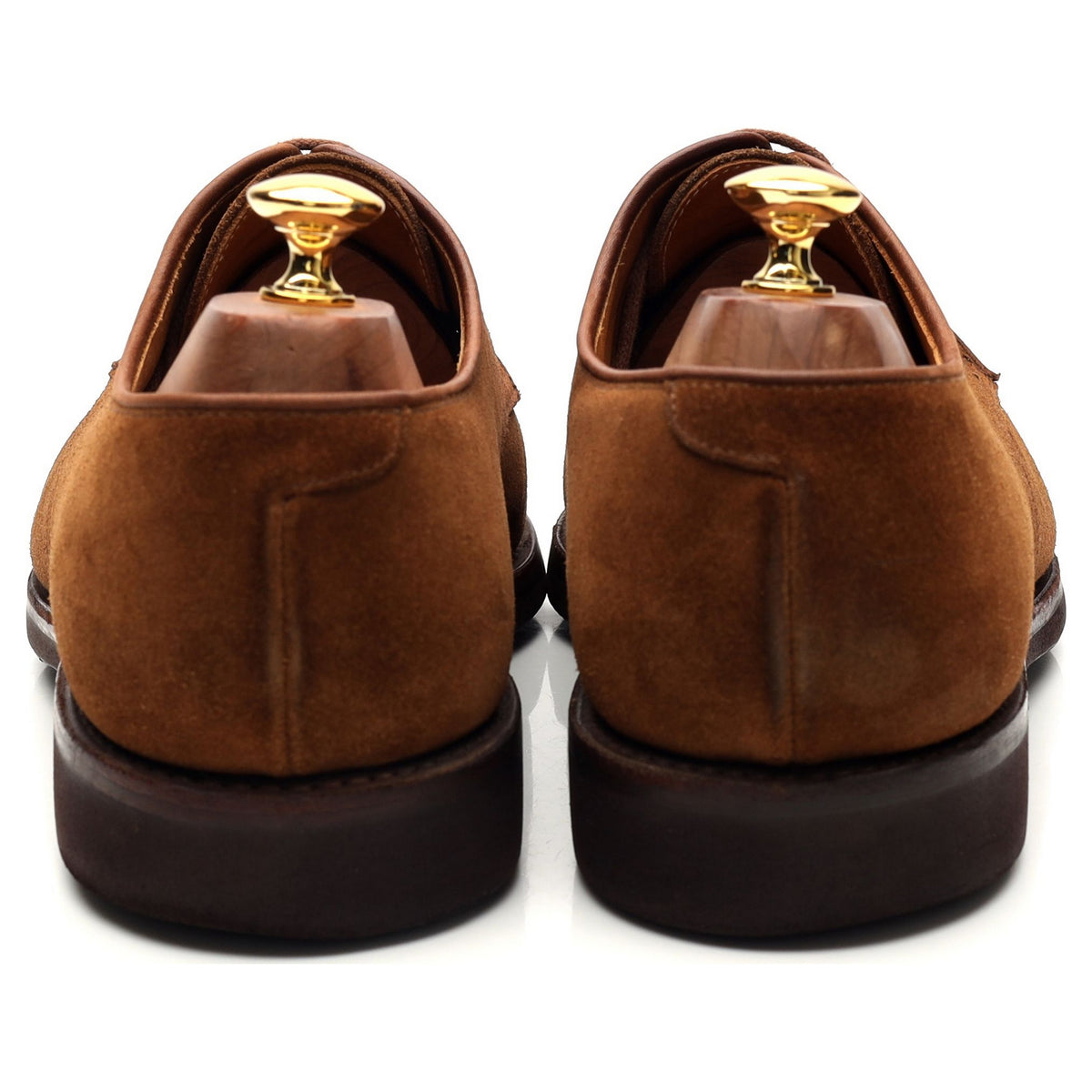 &#39;Latimer&#39; Snuff Tan Brown Suede Derby UK 9.5 G