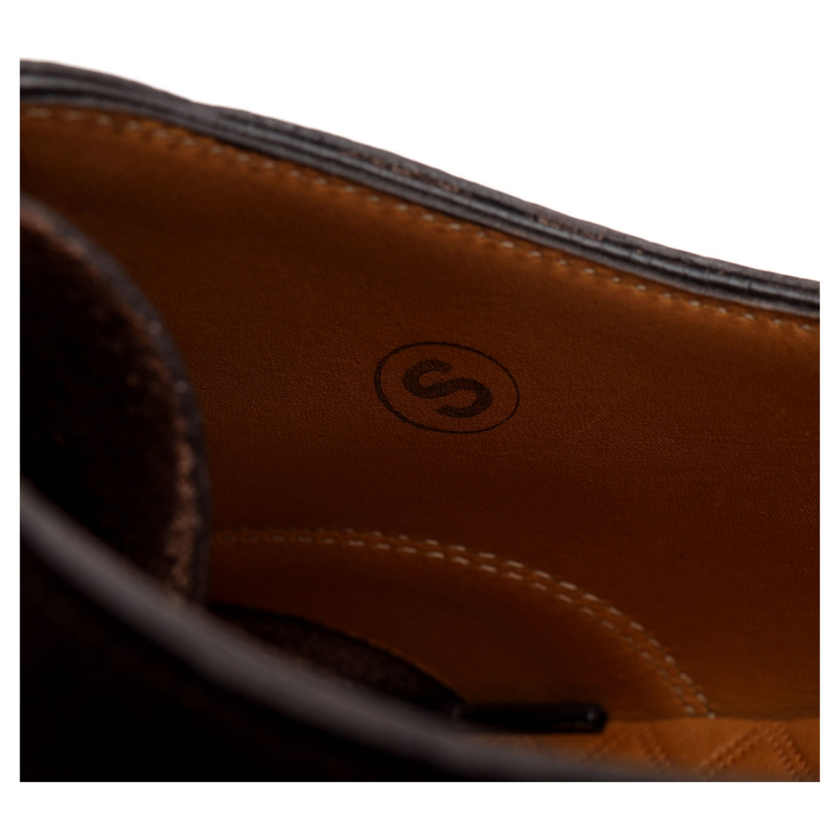 &#39;City II&#39; Dark Brown Grain Leather Oxford UK 8 E