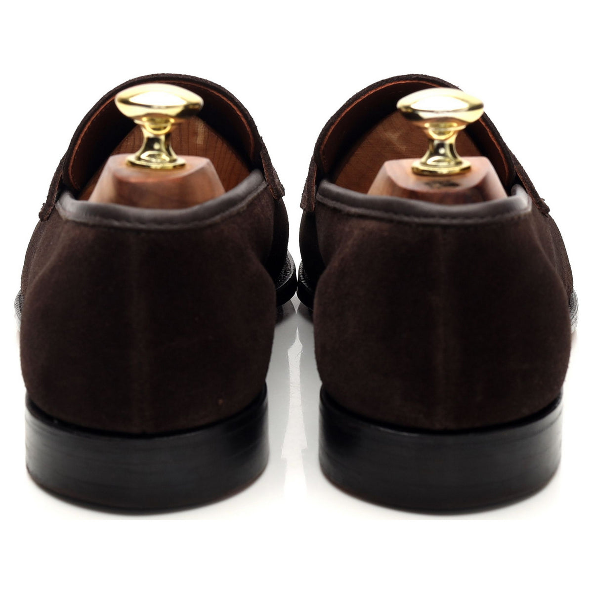 &#39;Teign&#39; Dark Brown Suede Loafers UK 6.5 E