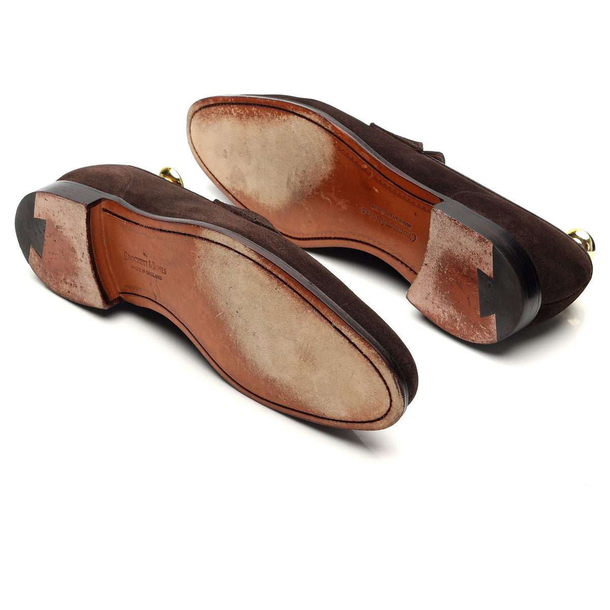 &#39;Teign&#39; Dark Brown Suede Loafers UK 6.5 E