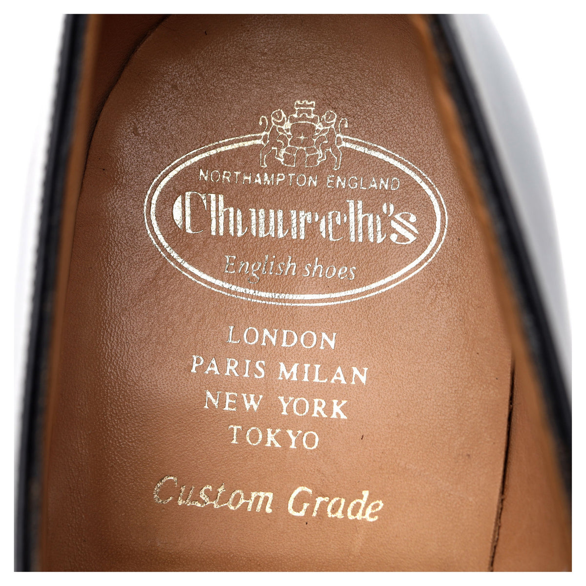 &#39;Lisbon&#39; Black Leather Monk Strap UK 9.5 F