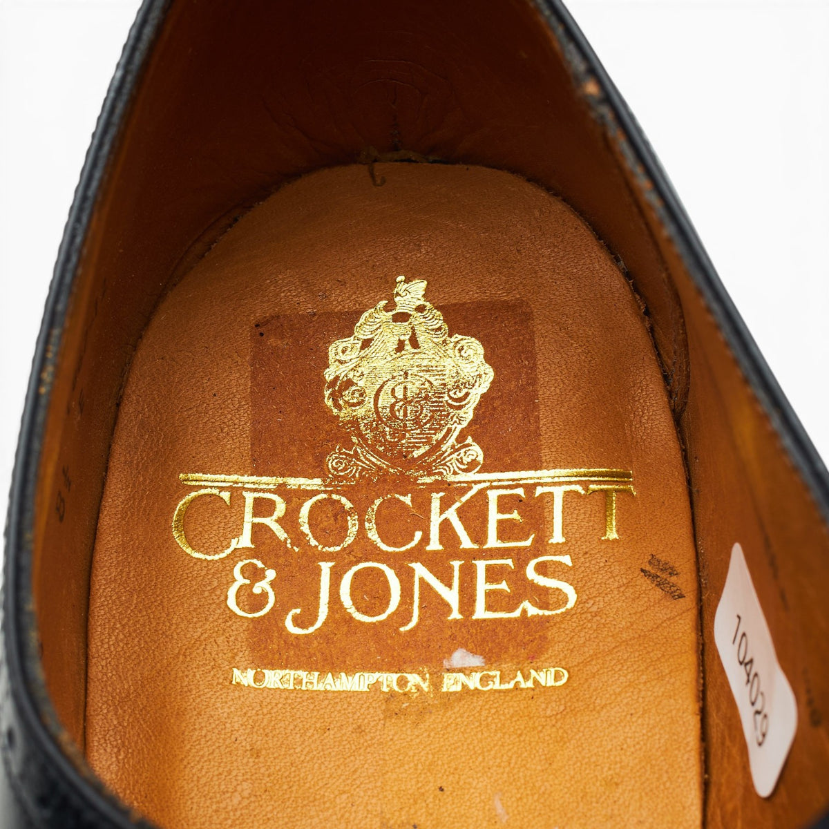 'Aldgate 2' Black Leather Oxford Brogues UK 8.5 E