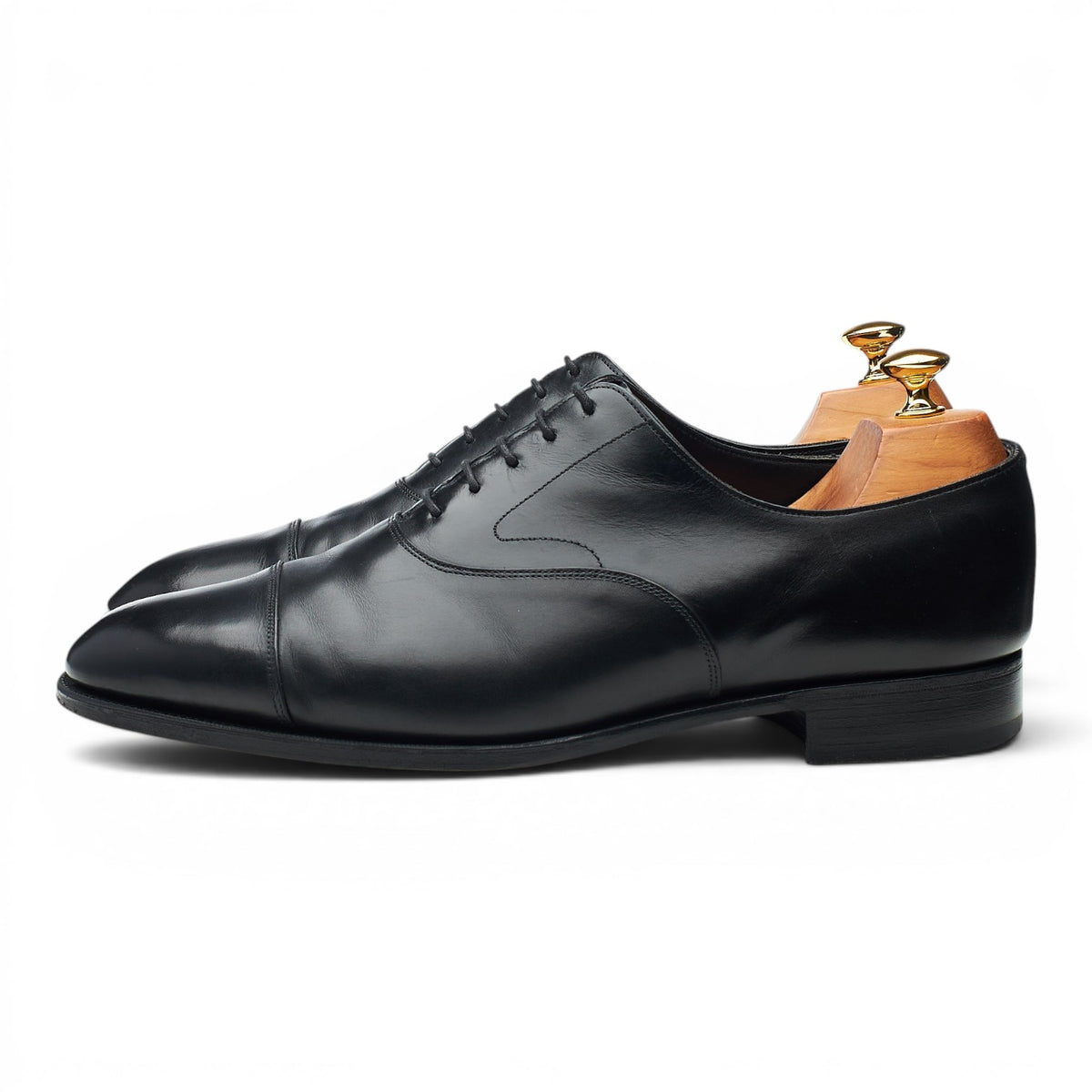 'Chelsea' Black Leather Oxford UK 10 F
