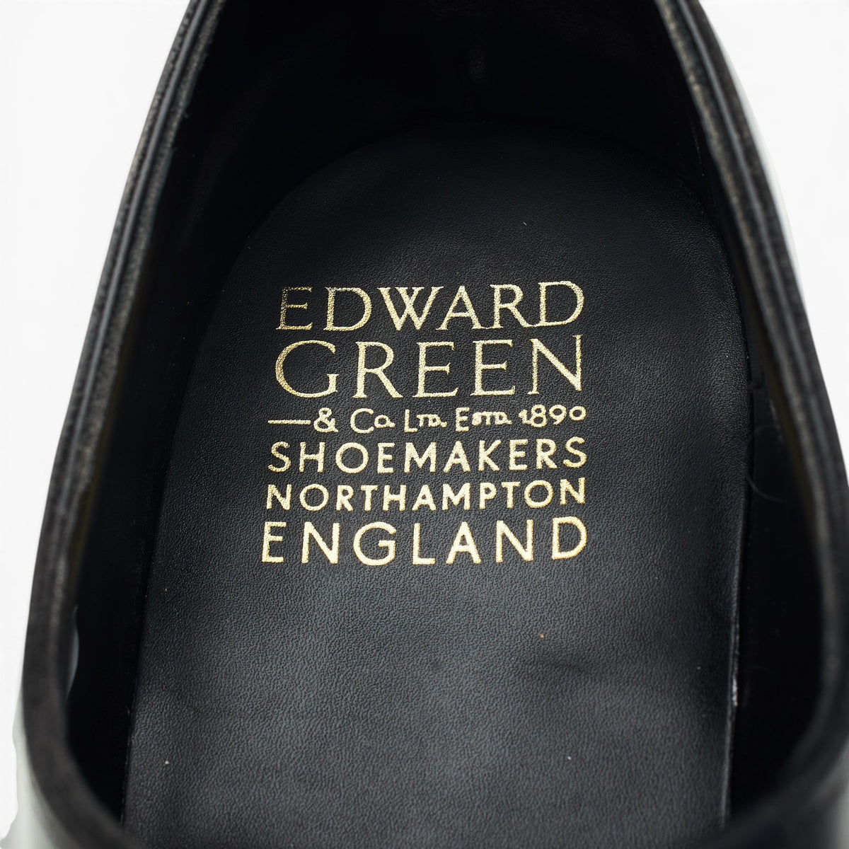 'Chelsea' Black Leather Oxford UK 10 F