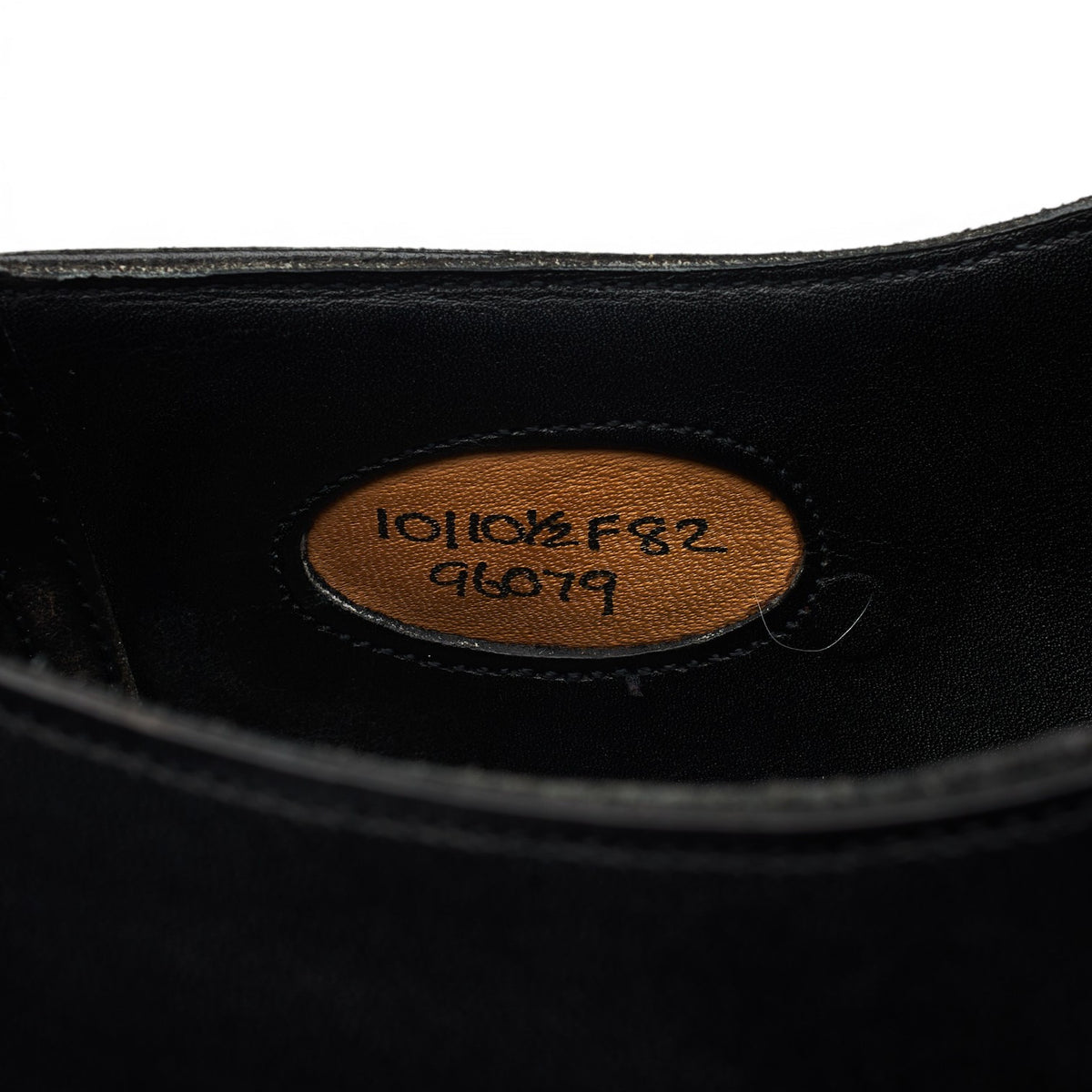 'Chelsea' Black Leather Oxford UK 10 F