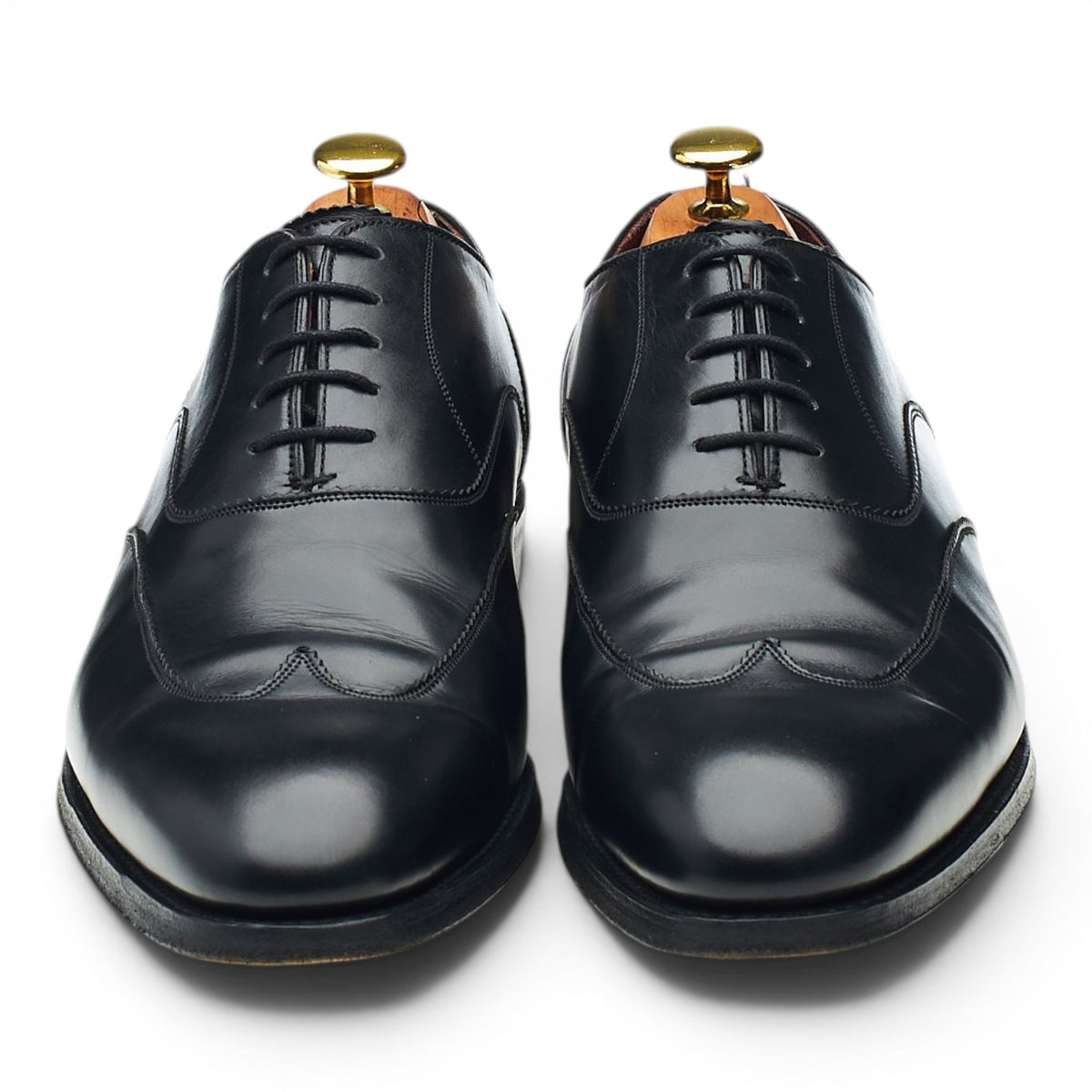 Imperial 'Balmoral' Black Leather Oxford UK 8.5 F
