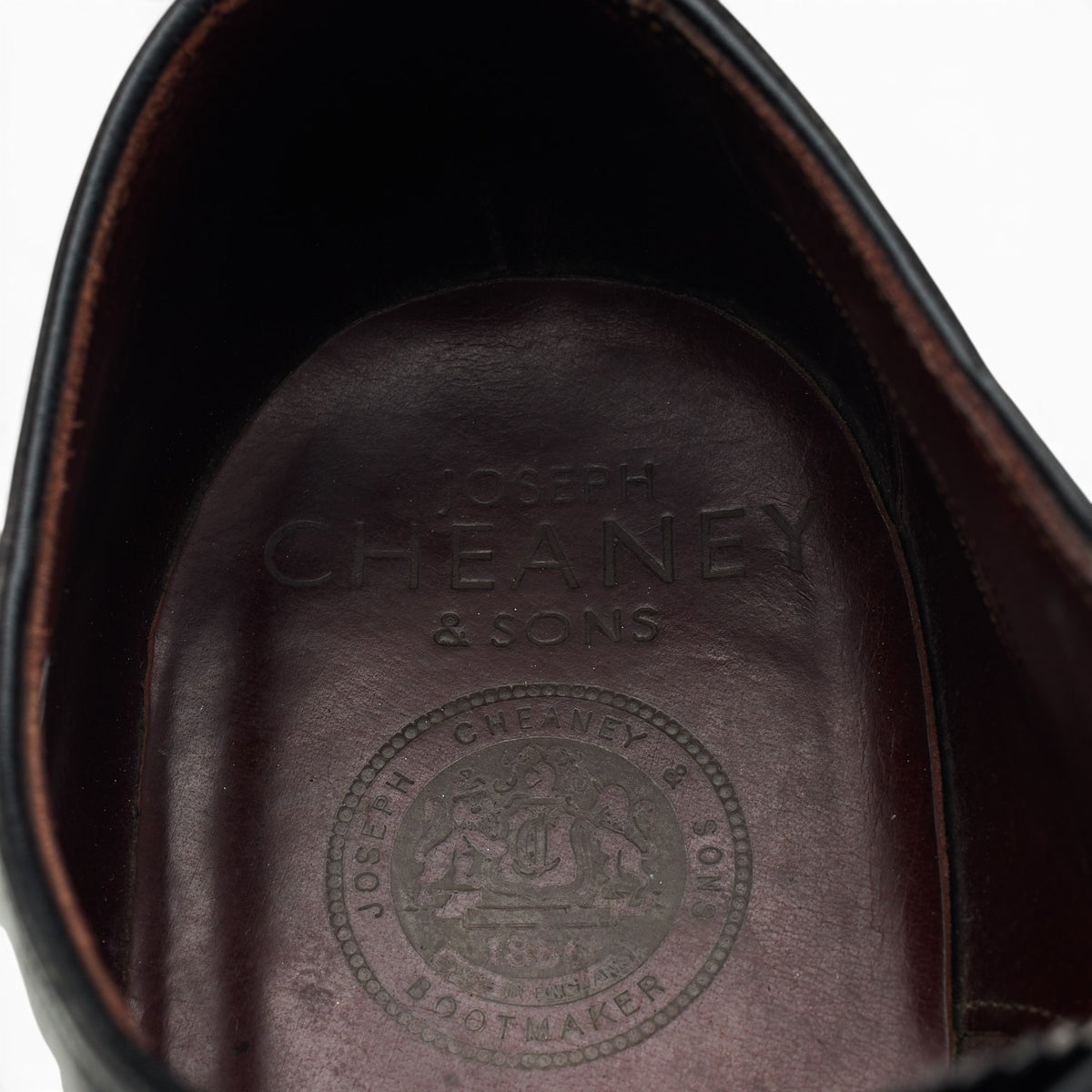 Imperial 'Balmoral' Black Leather Oxford UK 8.5 F