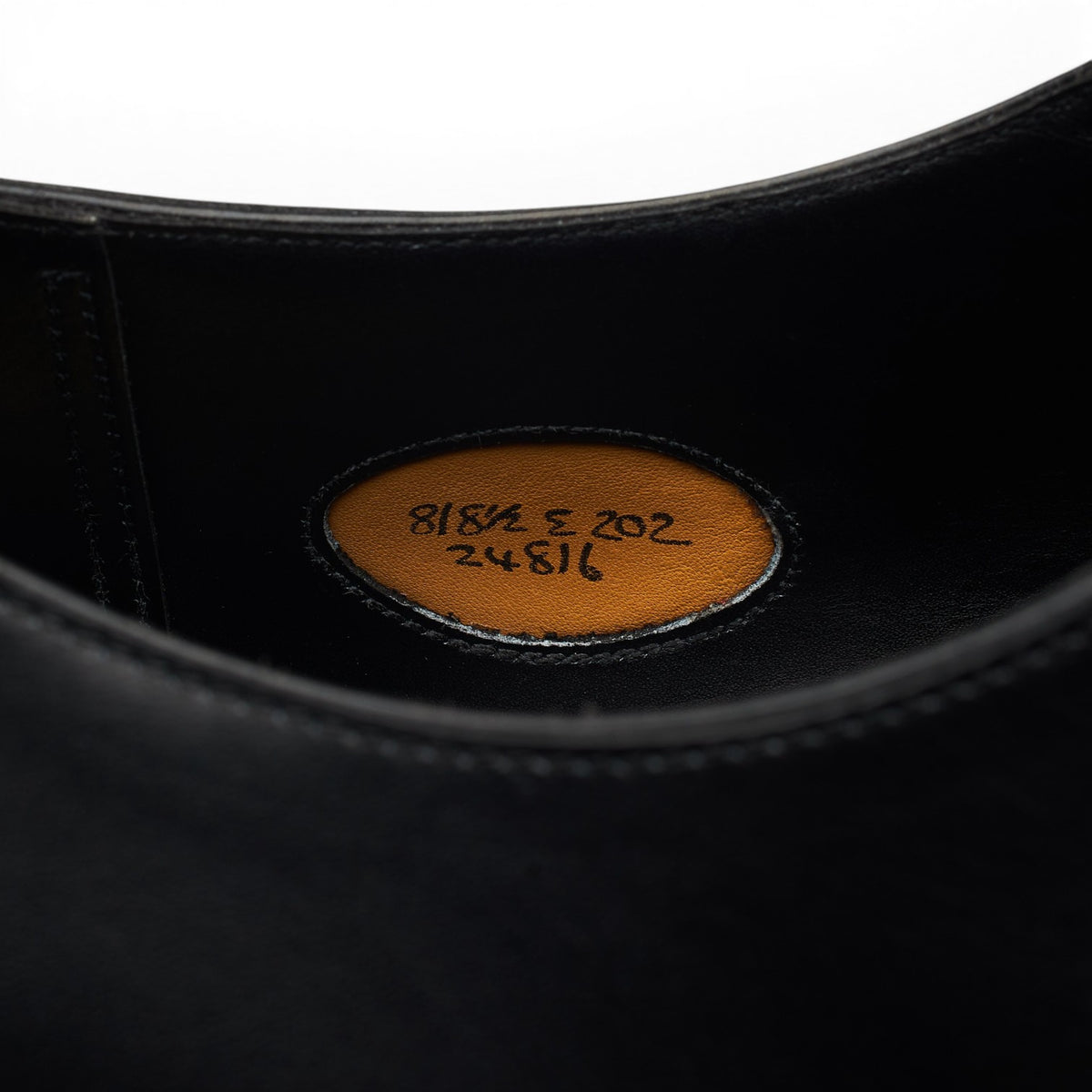 'Windermere' Black Leather Derby UK 8 E