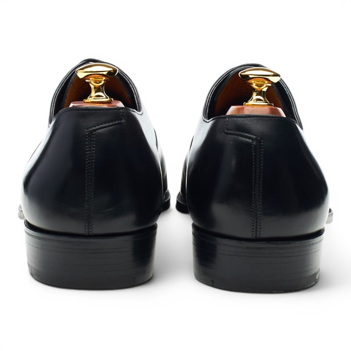 'Oxford' Black Leather Oxford UK 10 E