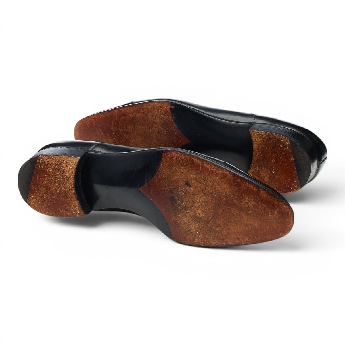 'Oxford' Black Leather Oxford UK 10 E
