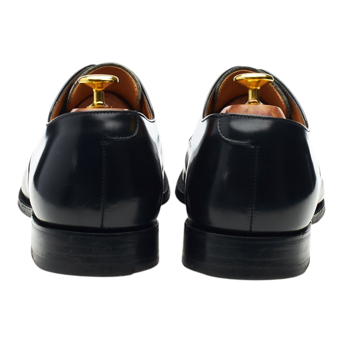 'Paris' Black Leather Derby UK 8.5 F