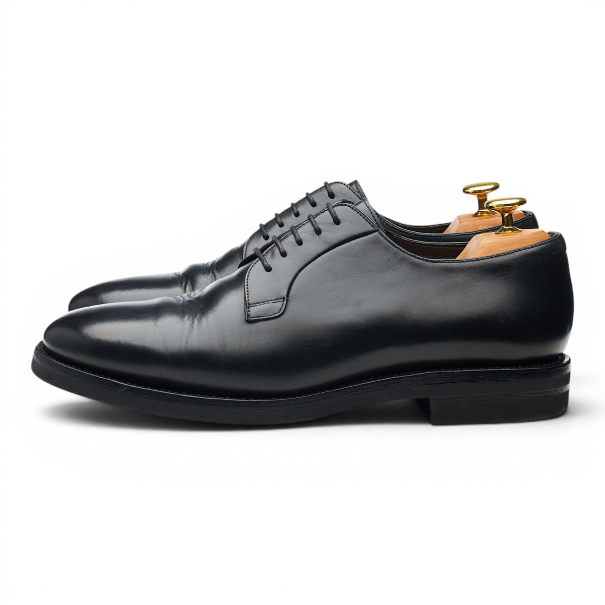 Black Leather Derby UK 8 EU 42