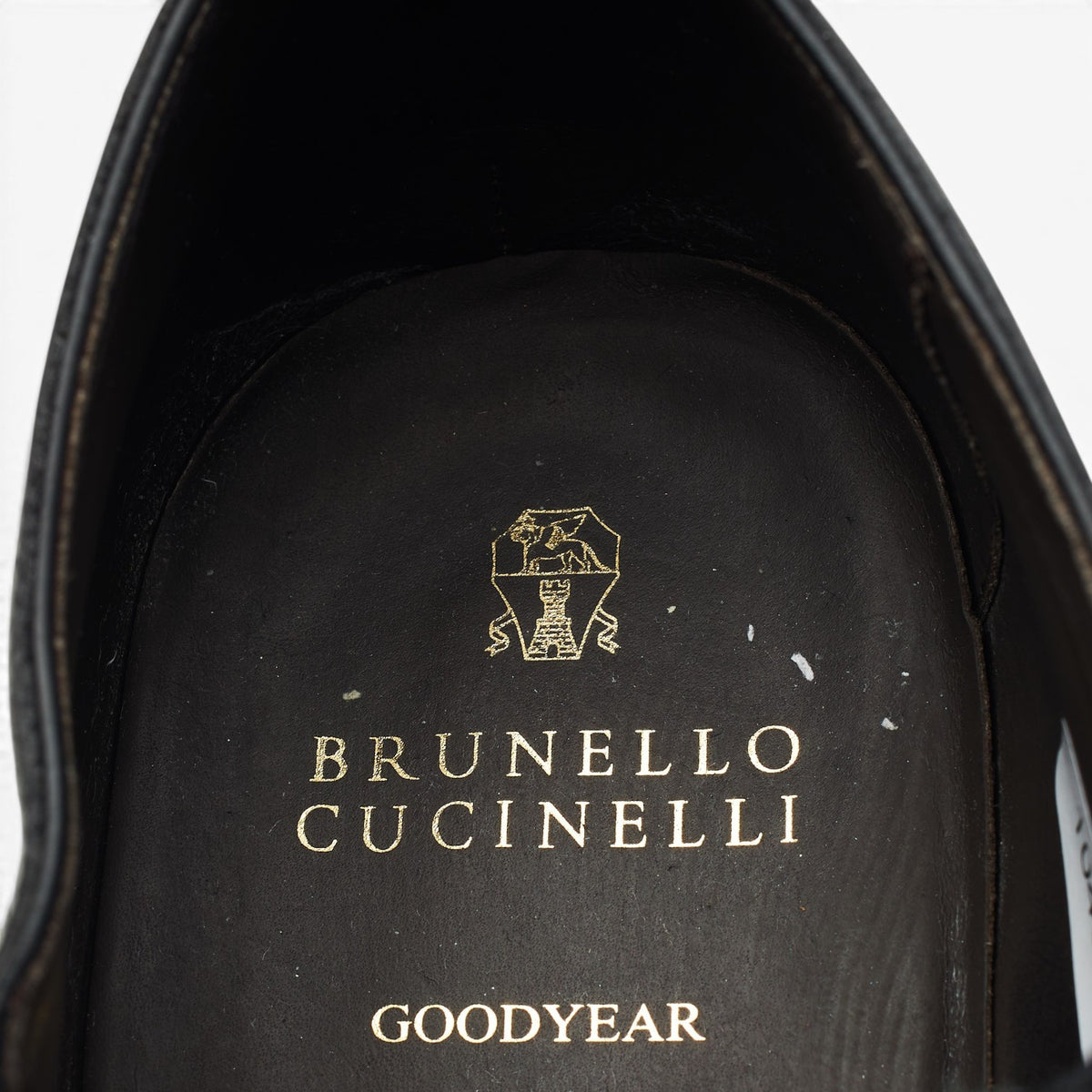 Black Leather Derby UK 8 EU 42