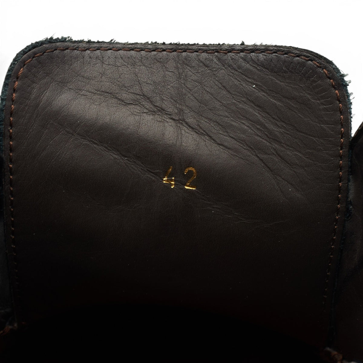 Black Leather Derby UK 8 EU 42