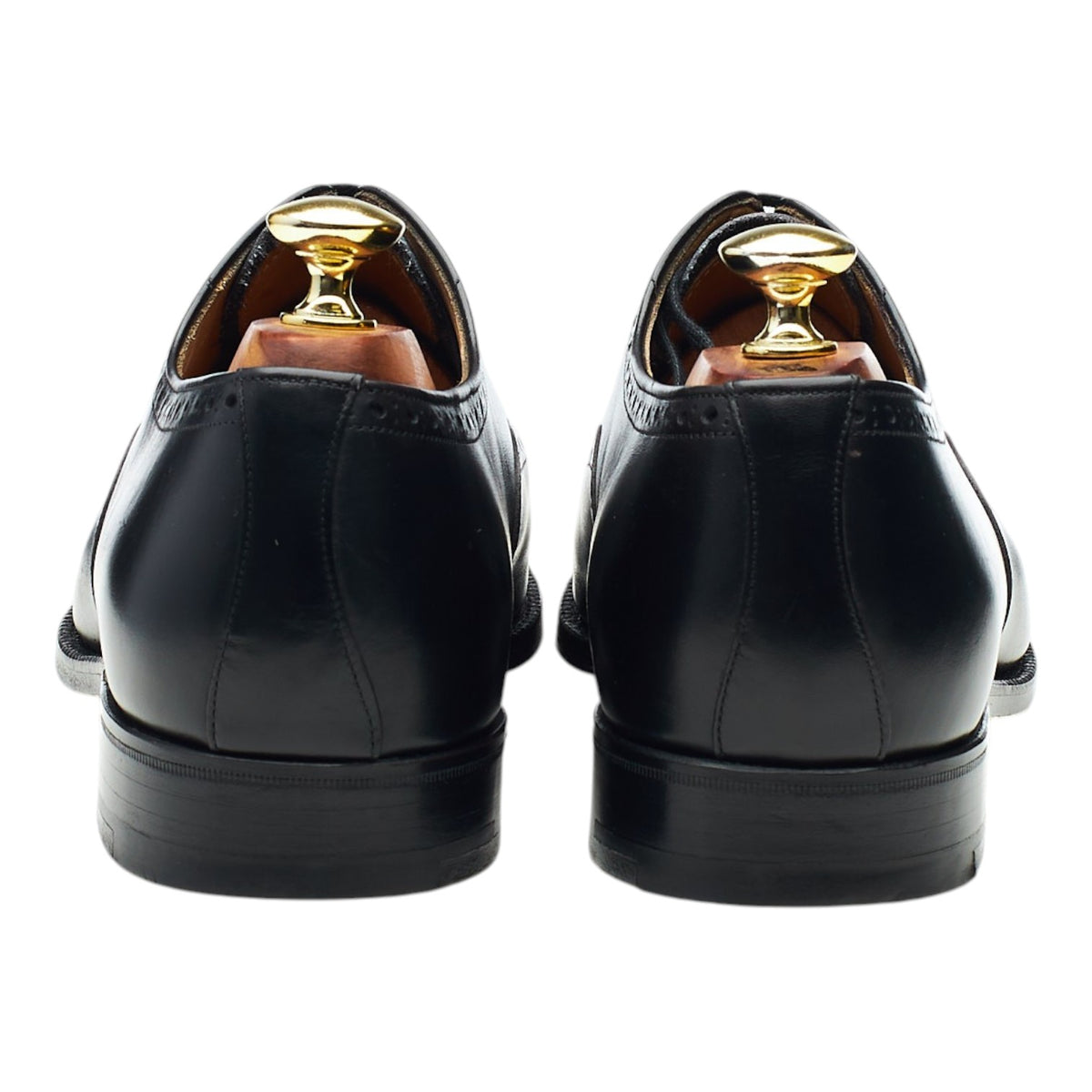 Shipton & Heneage 'Chatsworth' Black Leather Oxford UK 7 F