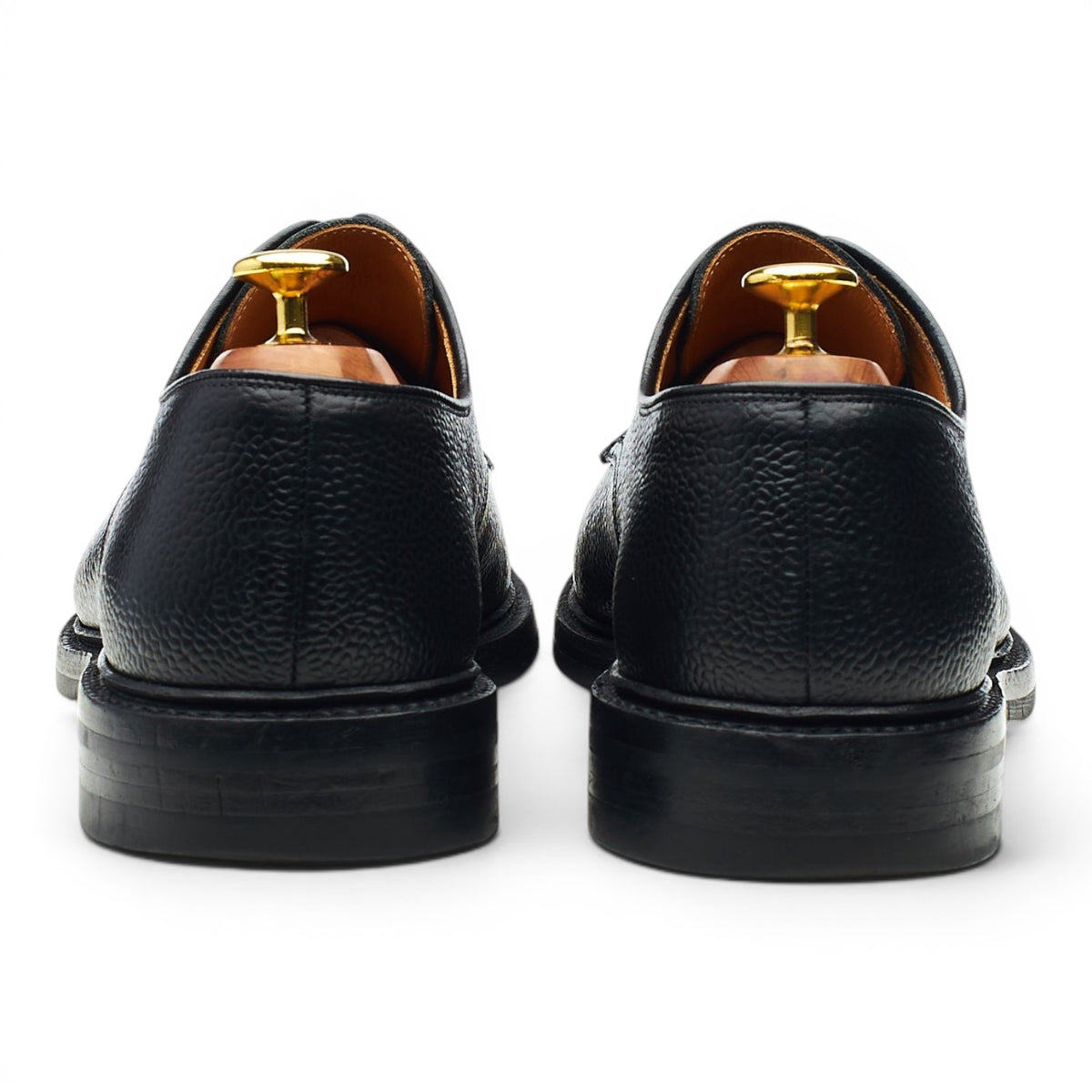 'Grasmere' Black Grain Leather Derby UK 8.5 E