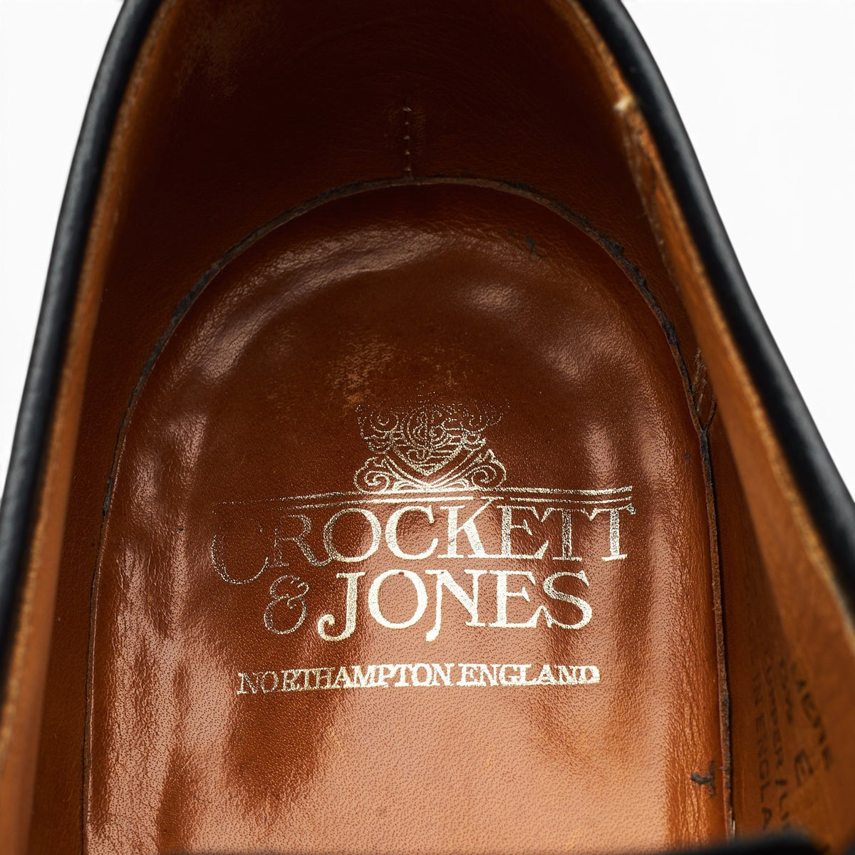 'Grasmere' Black Grain Leather Derby UK 8.5 E
