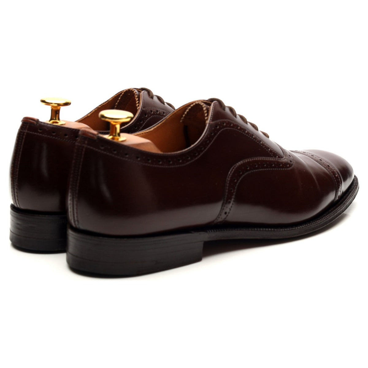 &#39;Legate&#39; Dark Brown Leather Oxford UK 6 F