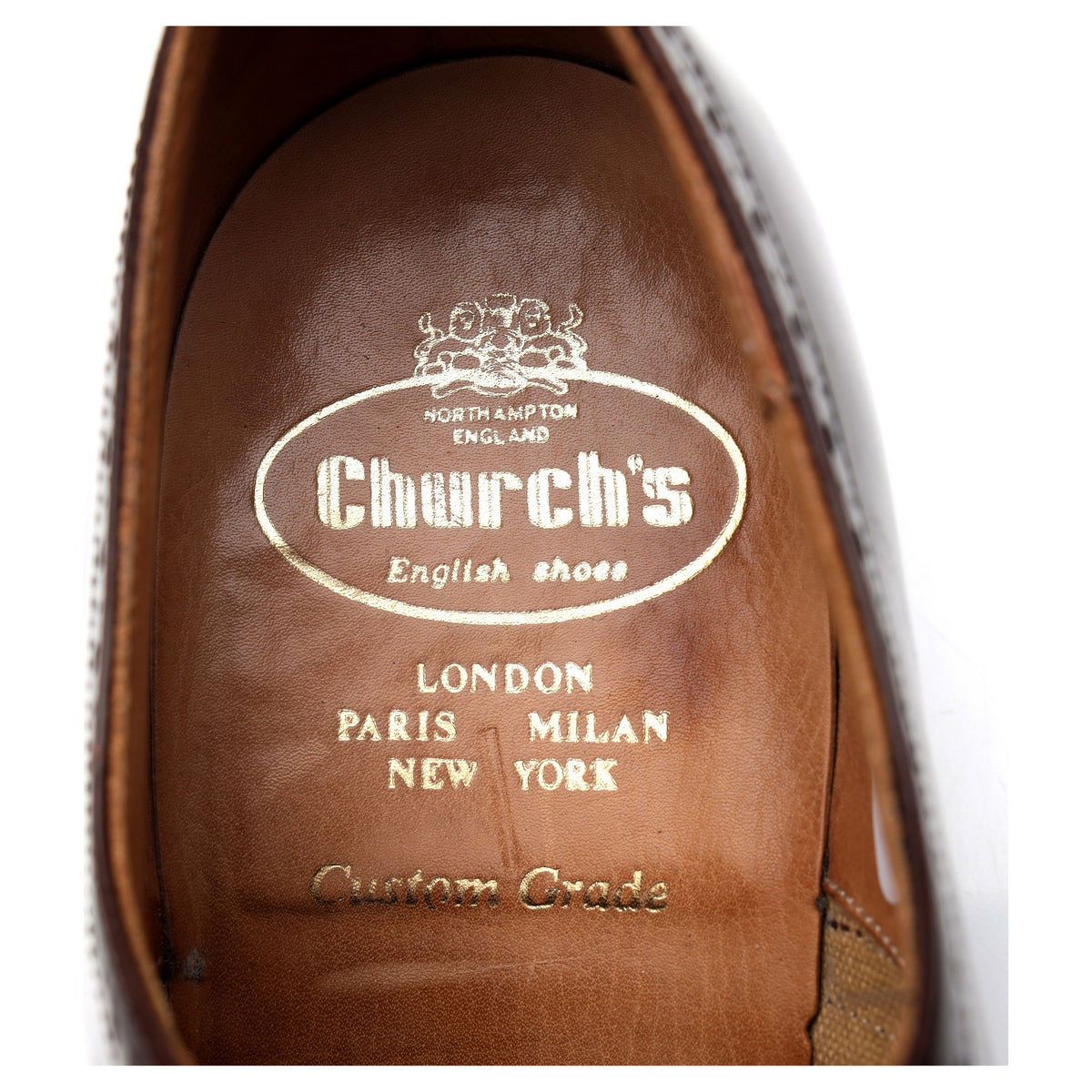 &#39;Legate&#39; Dark Brown Leather Oxford UK 6 F