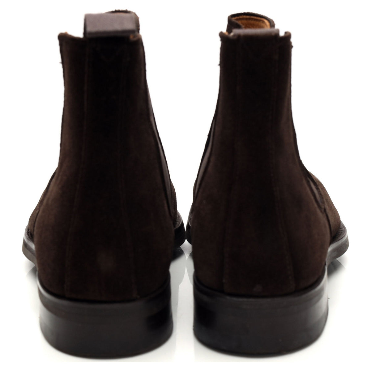 Dark Brown Suede Chelsea Boots UK 6