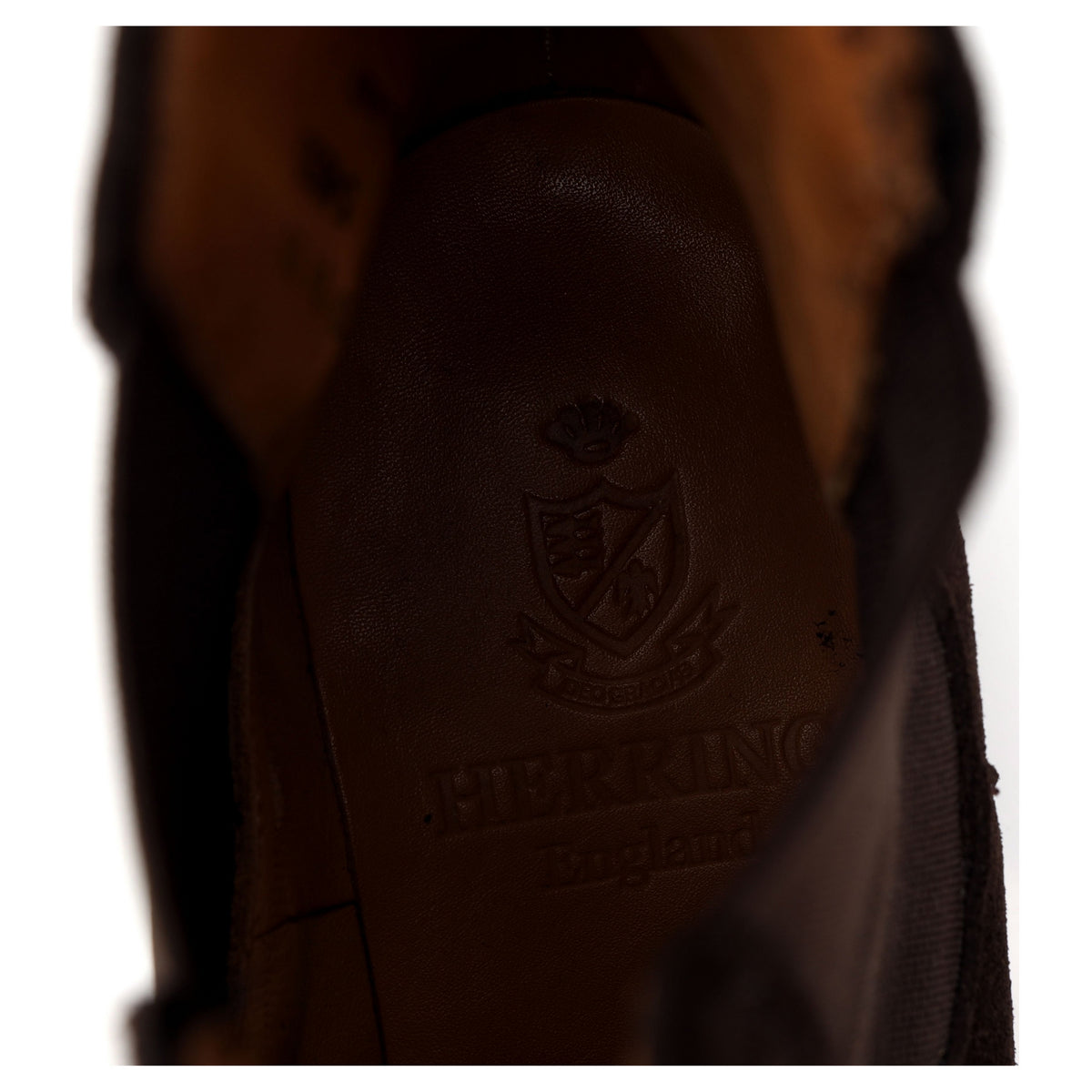 Dark Brown Suede Chelsea Boots UK 6