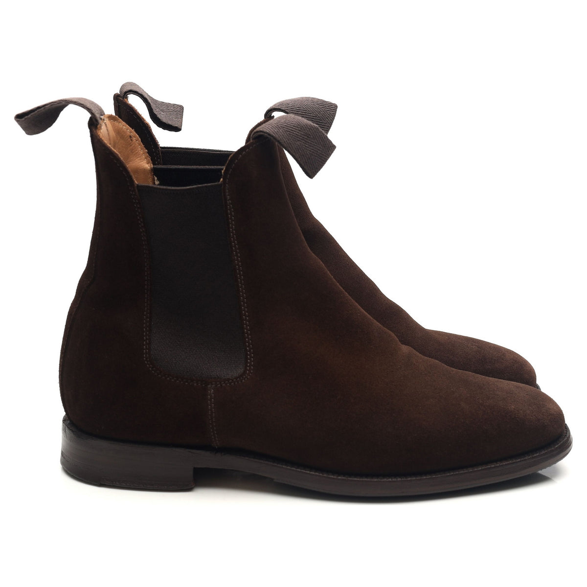 &#39;Lambourn&#39; Dark Brown Suede Chelsea Boots UK 6