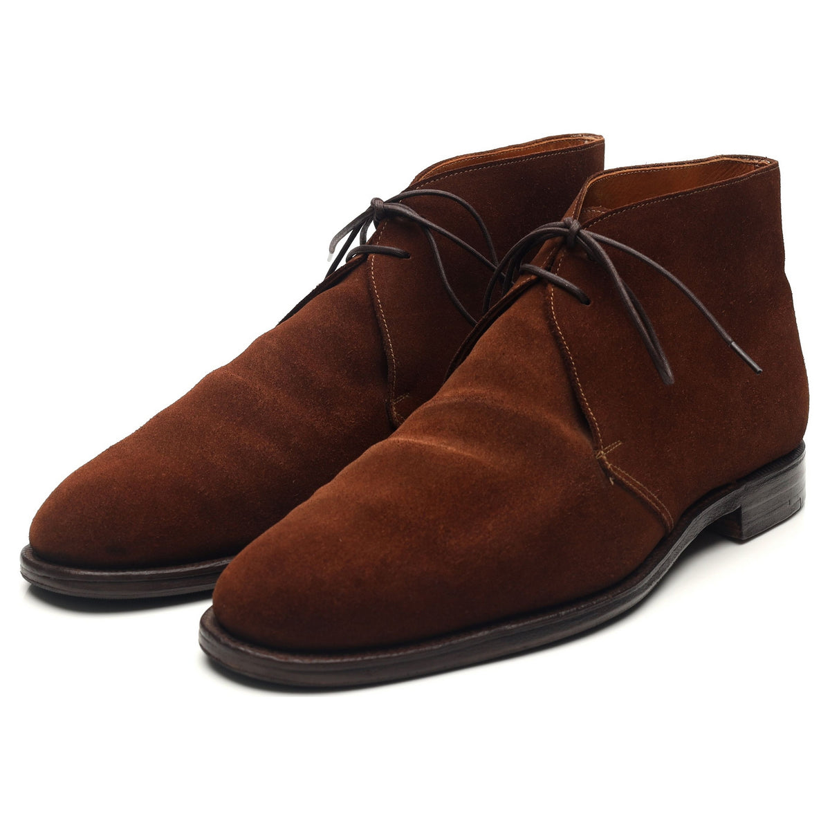 Chertsey' Brown Suede Chukka Boots UK 10.5 E - Abbot's Shoes