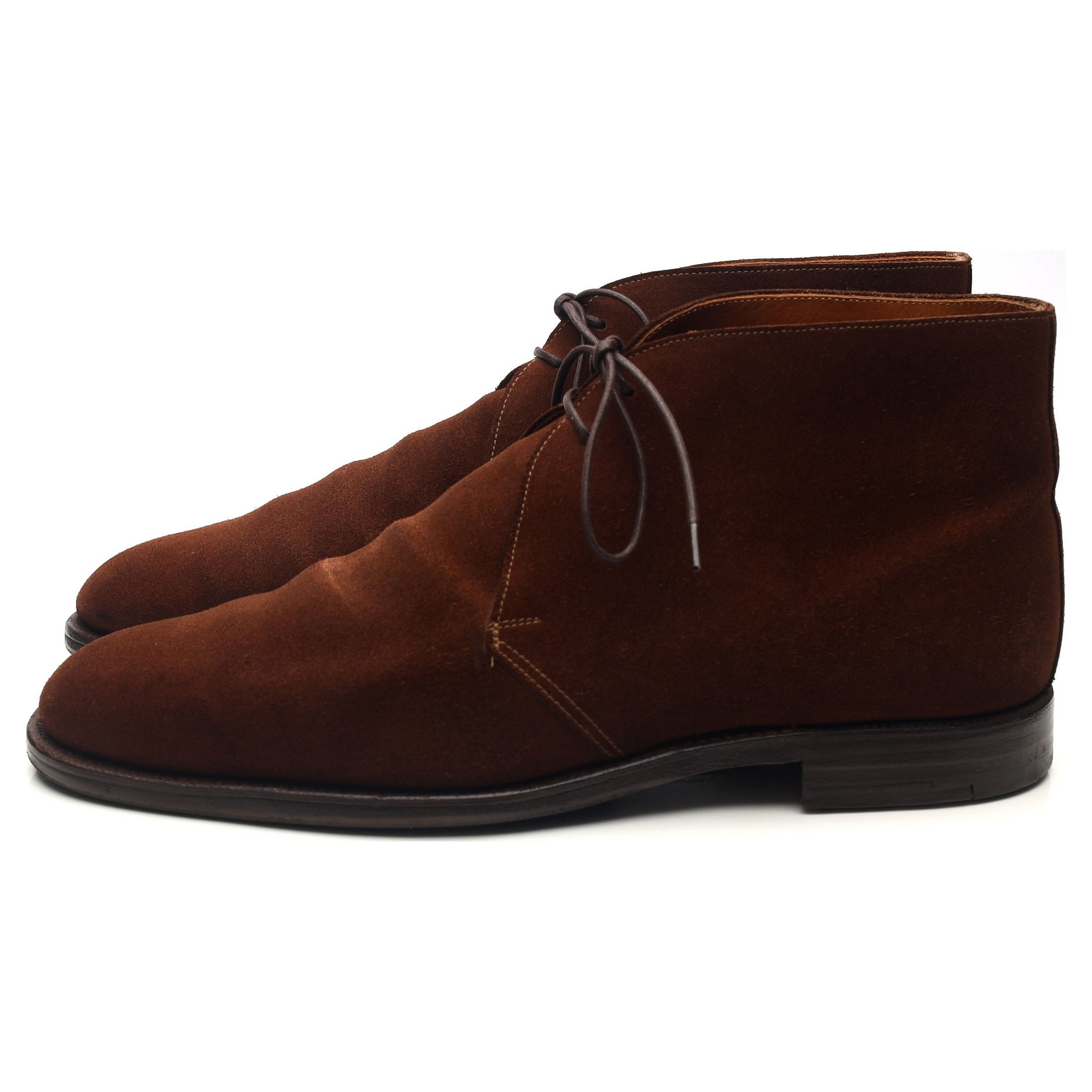 Chertsey' Brown Suede Chukka Boots UK 10.5 E - Abbot's Shoes