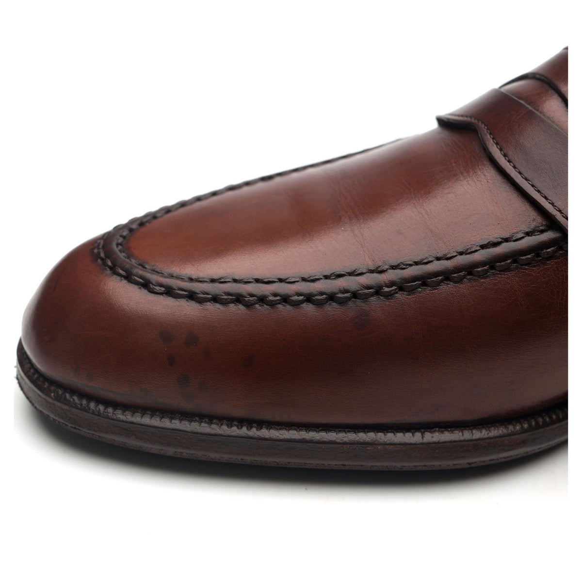 &#39;Salisbury&#39; Brown Leather Loafers UK 8.5 F