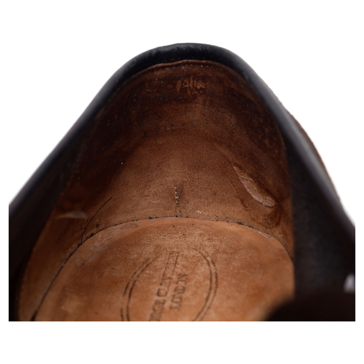 &#39;George&#39; Dark Brown Suede Loafers UK 11 E