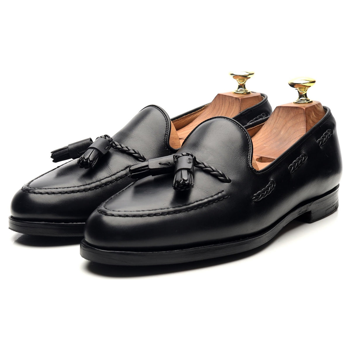 &#39;Langham&#39; Back Leather Tassel Loafers UK 7 EX