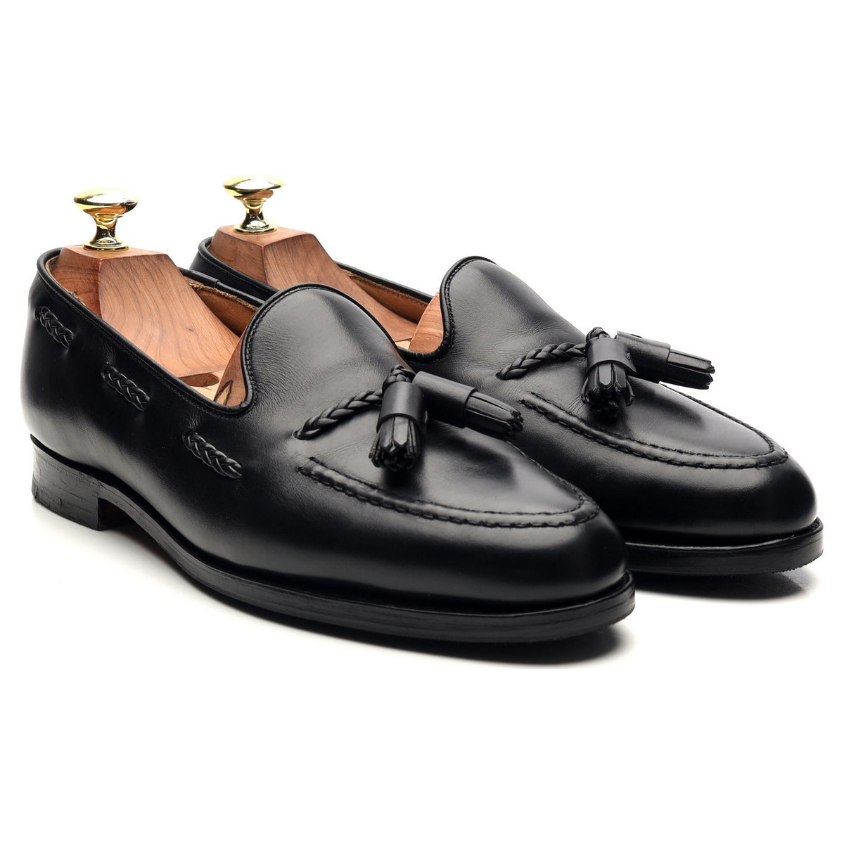 &#39;Langham&#39; Back Leather Tassel Loafers UK 7 EX