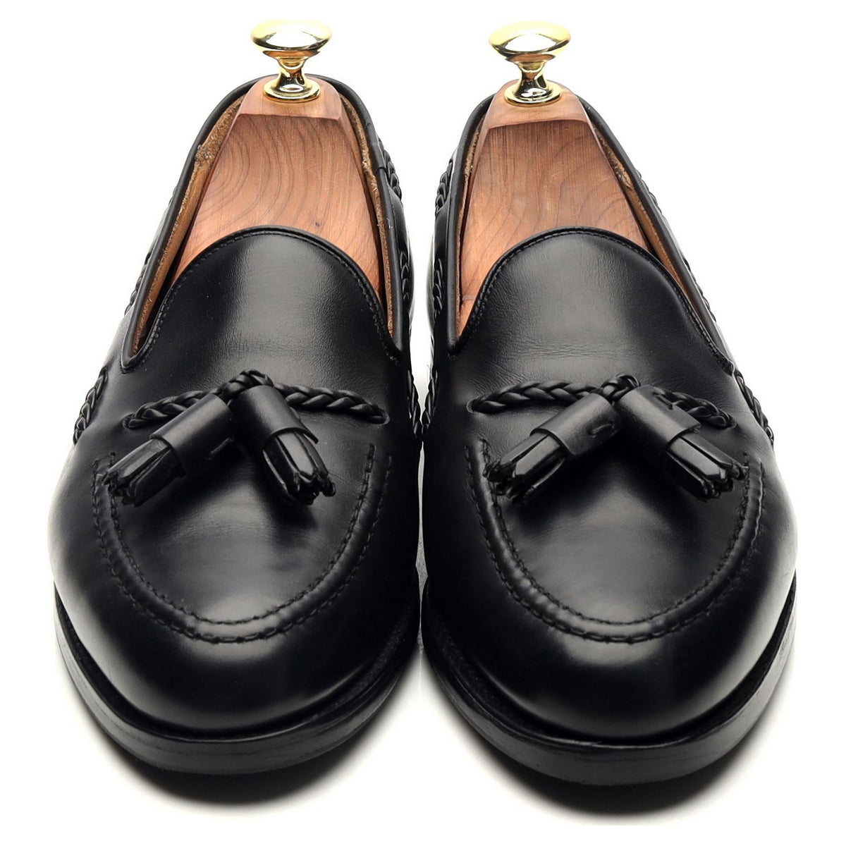 &#39;Langham&#39; Back Leather Tassel Loafers UK 7 EX