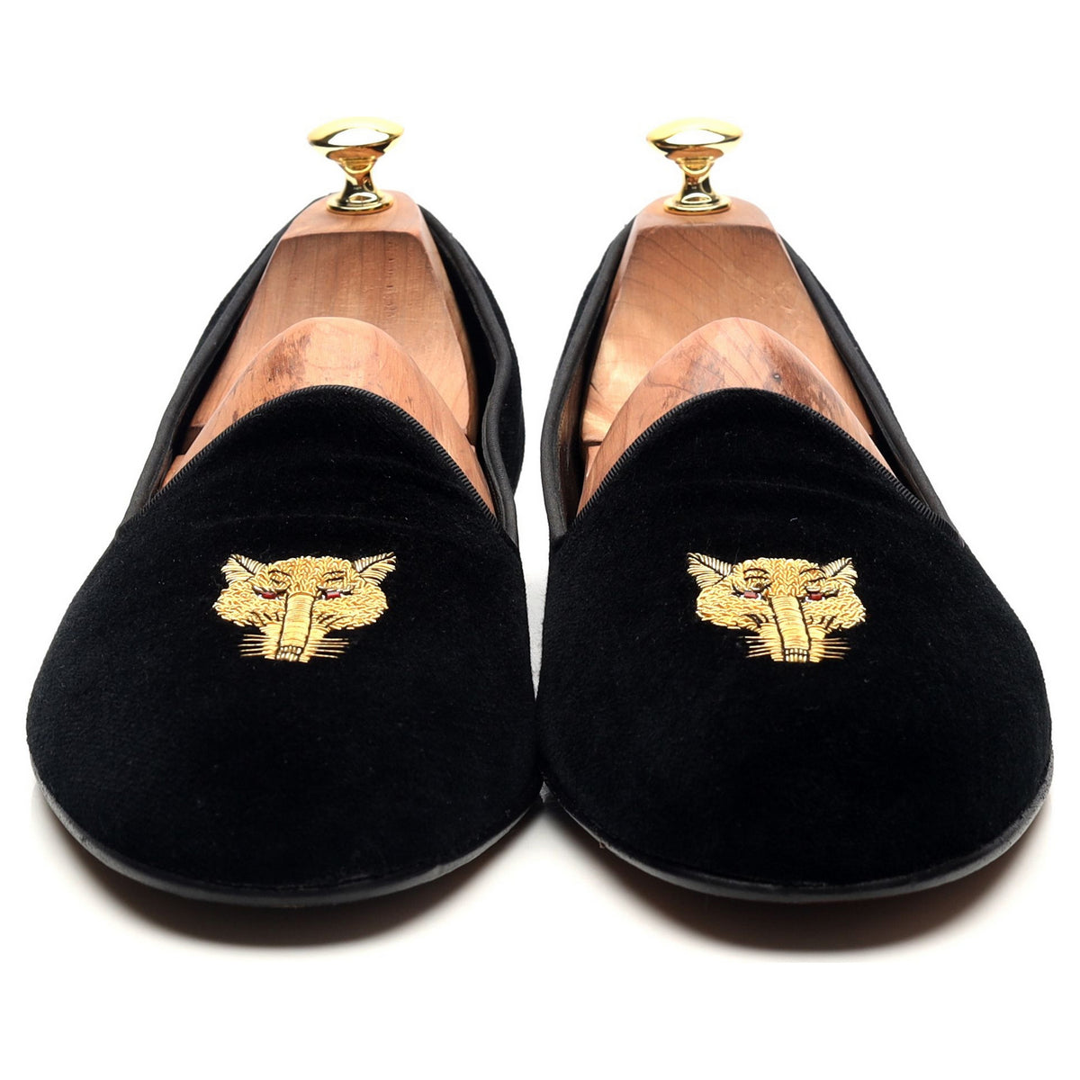 Black Velvet Slippers UK 10.5 E