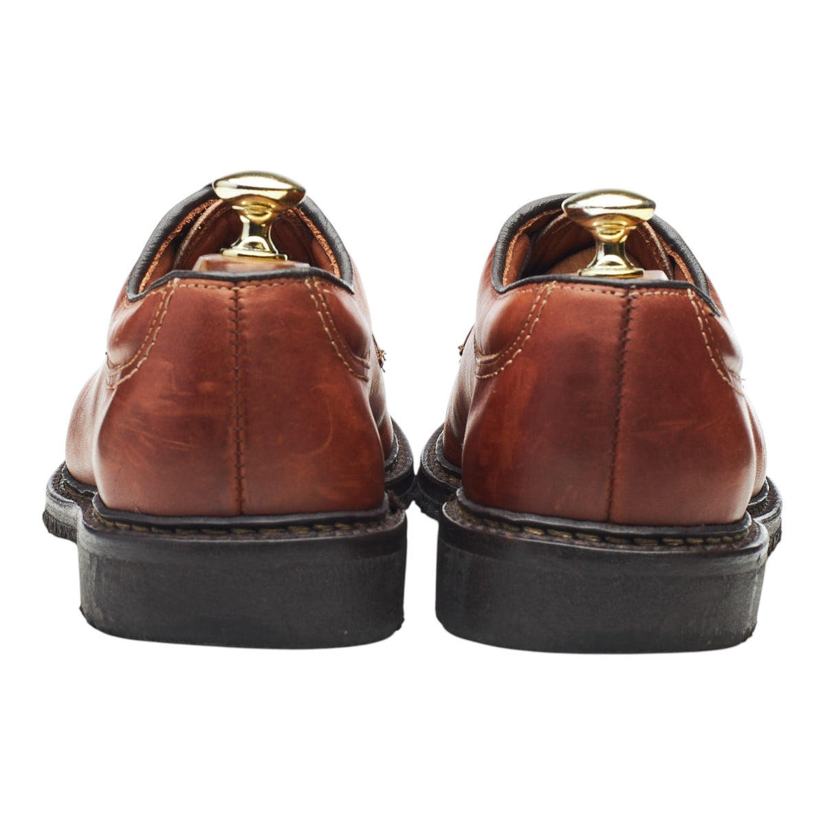 'Wilbert' Tan Brown Leather Split Toe Derby UK 7 US 8 D