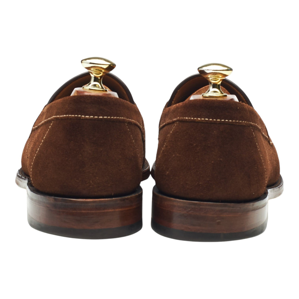'Imperial' Snuff Brown Suede Loafers UK 7 F
