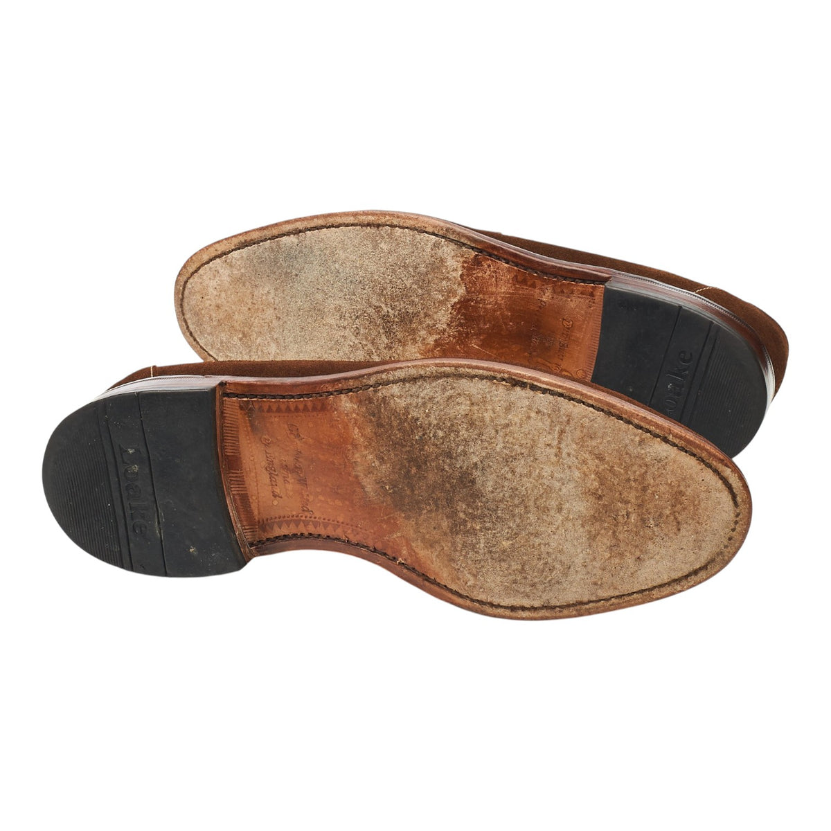 'Imperial' Snuff Brown Suede Loafers UK 7 F
