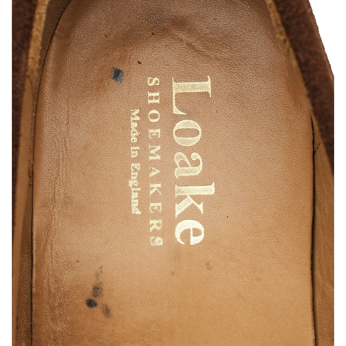 'Imperial' Snuff Brown Suede Loafers UK 7 F