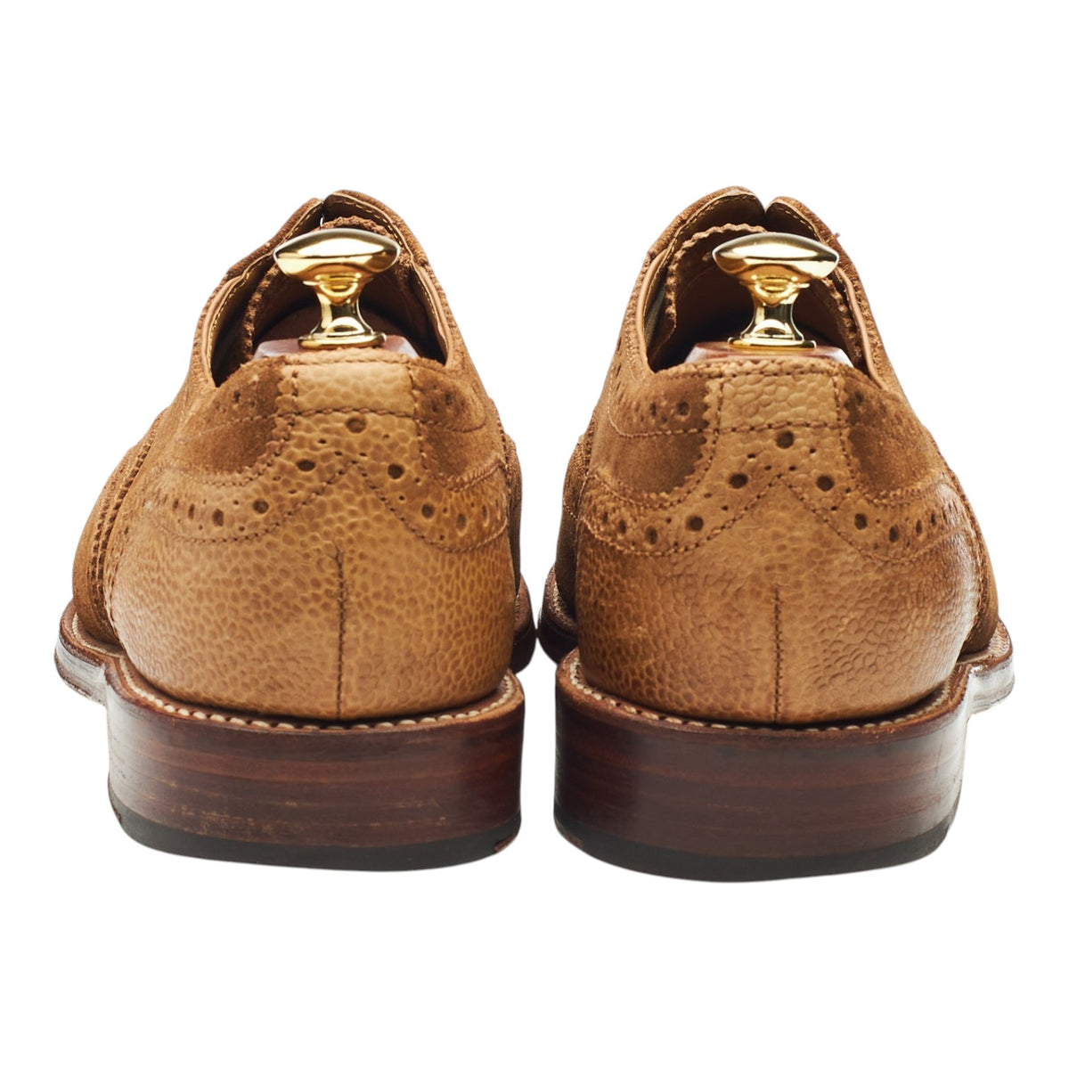 'Stanley' Snuff Brown Suede Oxford Brogues UK 9 G