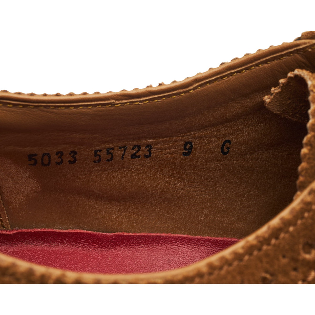 'Stanley' Snuff Brown Suede Oxford Brogues UK 9 G