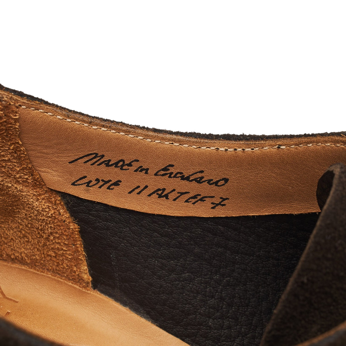 'Wye II' Dark Brown Suede Derby UK 7 G
